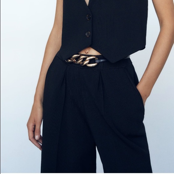 ✨BLOGGER FAV✨ NWT Zara Link Belt - Picture 5 of 9